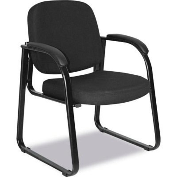 Alera Alera® Reception Guest Chair - Fabric - Black ALERL43C11